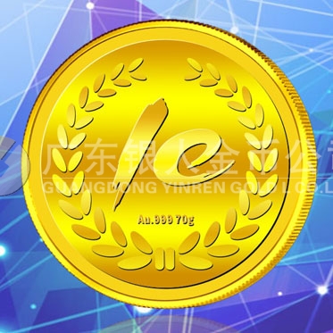 2016年12月　廣州定制　東呈國(guó)際企業(yè)定制純金章金牌