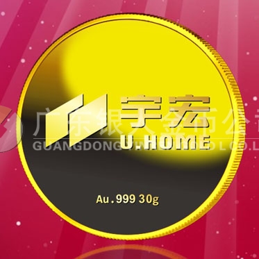 2016年8月　深圳定制　深圳宇宏集團(tuán)定做金章、純金紀(jì)念章