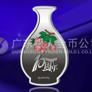 2014年5月：廣州金銀加工廠生產(chǎn)制造友元紀(jì)念銀條制作