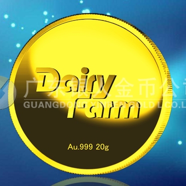 2015年3月訂制  香港萬寧千足金純金紀(jì)念金牌黃金金牌鑄造