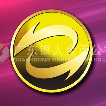 2015年3月定制　萬(wàn)達(dá)純金徽章定做、純金徽章訂制