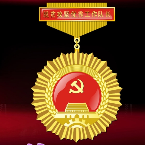 陜西定制　脫貧攻堅優(yōu)秀工作隊長獎?wù)轮谱? title=