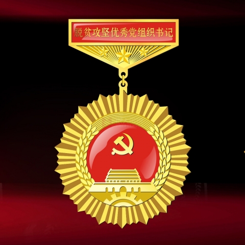 安康定制  脫貧攻堅(jiān)優(yōu)秀黨組織書記獎(jiǎng)?wù)聞渍? title=