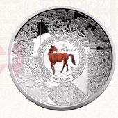 馬到成功歲銀盤訂購,馬年純銀銀盤定購