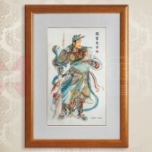 武圣關(guān)帝浮雕純銀銀畫批發(fā)個(gè)性定制零售定做銀畫