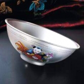 年年有余銀碗批發(fā)定制、純銀餐具定做批發(fā)銷售