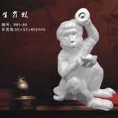 純銀生肖猴擺件、十二生肖猴純銀擺件生產(chǎn)加工