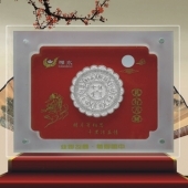 七星伴月純銀擺件屏風(fēng)