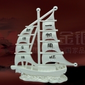 財(cái)源廣進(jìn)純銀禮品定做定購、財(cái)源廣進(jìn)純銀工藝品擺件