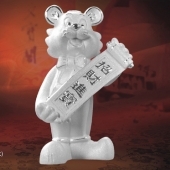 純銀招財進(jìn)寶虎