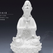 純銀觀音菩薩擺件、觀音純銀擺件