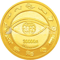 千年紀念金銀及雙金屬紀念幣10公斤圓形金質(zhì)紀念幣