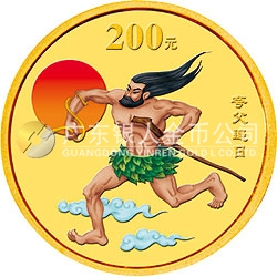 中國民間神話故事彩色金銀紀(jì)念幣(第2組)1/2盎司彩色金質(zhì)紀(jì)念幣