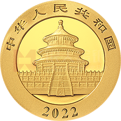 2022版熊貓貴金屬紀(jì)念幣15克圓形金質(zhì)紀(jì)念幣